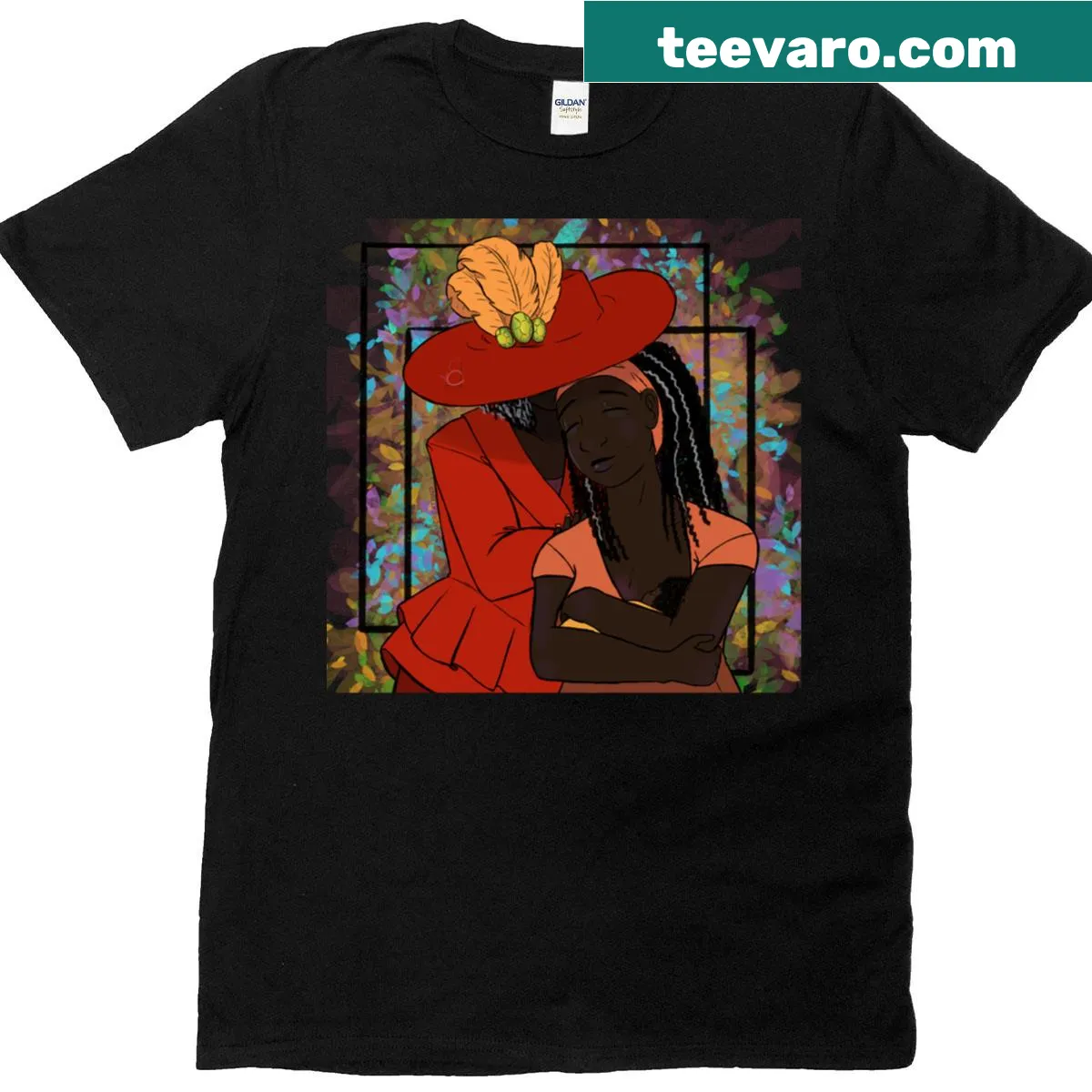 Illustration of a mug with heartfelt text about grandmothers. — on a men's t-shirt