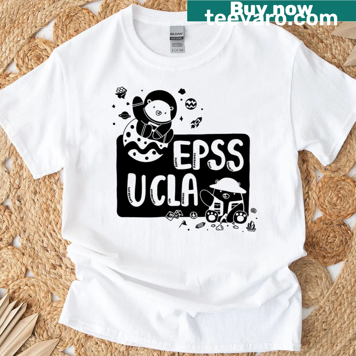 Cute Astrocubs graphic design t-shirt — on a men's t-shirt