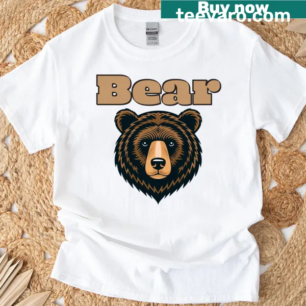 Bear graphic design on a T-shirt