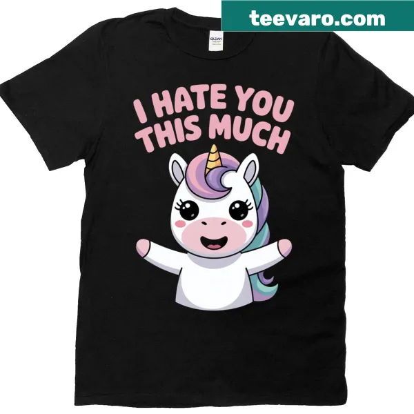 Humorous unicorn graphic on a playful t-shirt