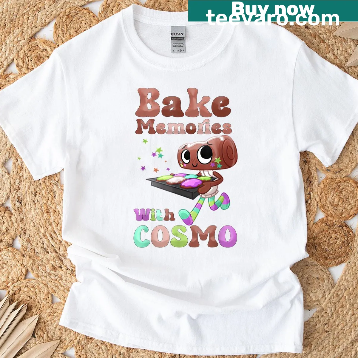 Vintage birthday-themed graphic t-shirt — on a men's t-shirt