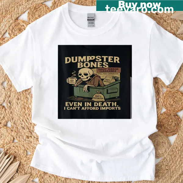 Meme graphic T-shirt featuring economic satire