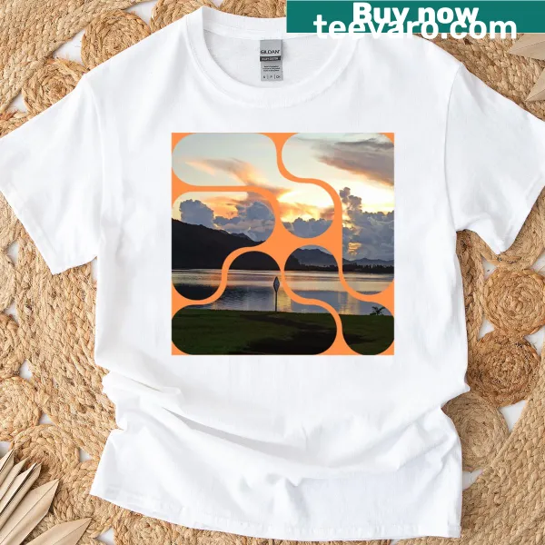 T-shirt capturing the essence of early dawn