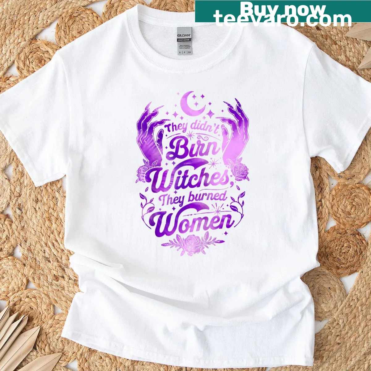 Raglan baseball tee with phrase about feminism and empowerment — on a men's t-shirt
