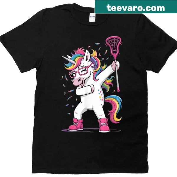 Funny dab unicorn design T-shirt for kids