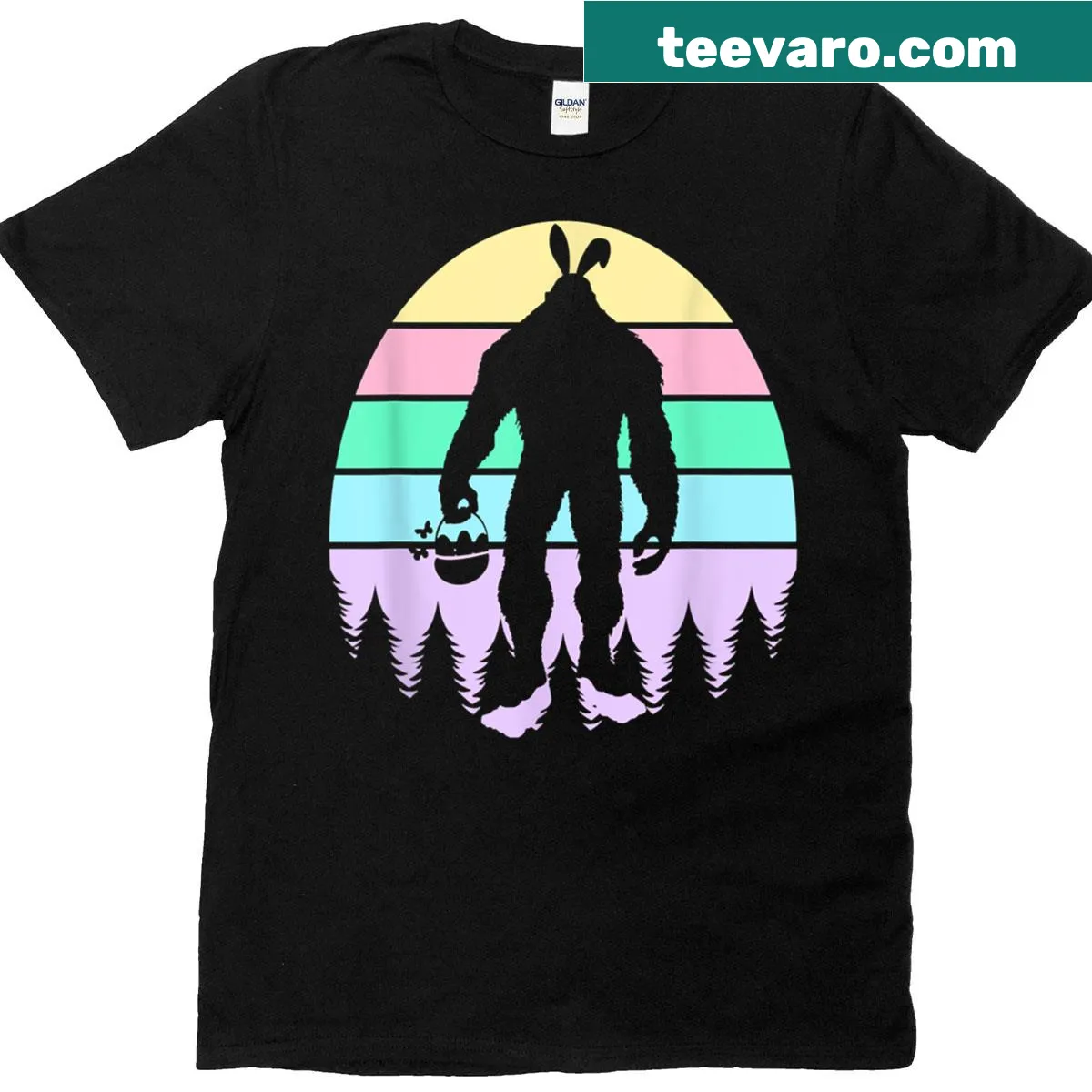Humorous graphic T-shirt celebrating Easter Day — on a men's t-shirt