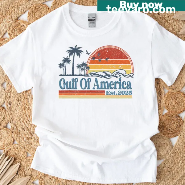 Retro-style t-shirt celebrating Gulf of Us America 2025
