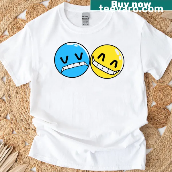 Joy & Sadness graphic t-shirt expressing emotions