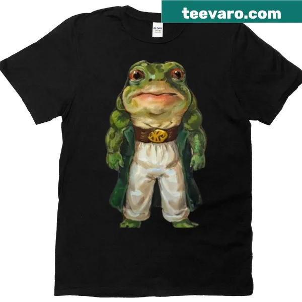 Fantasy-inspired shirt featuring Namekcroak Warrior graphic