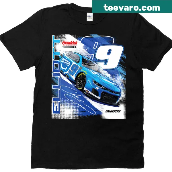 Chase Elliott 9 Prime Nascar T-shirt with bold graphic