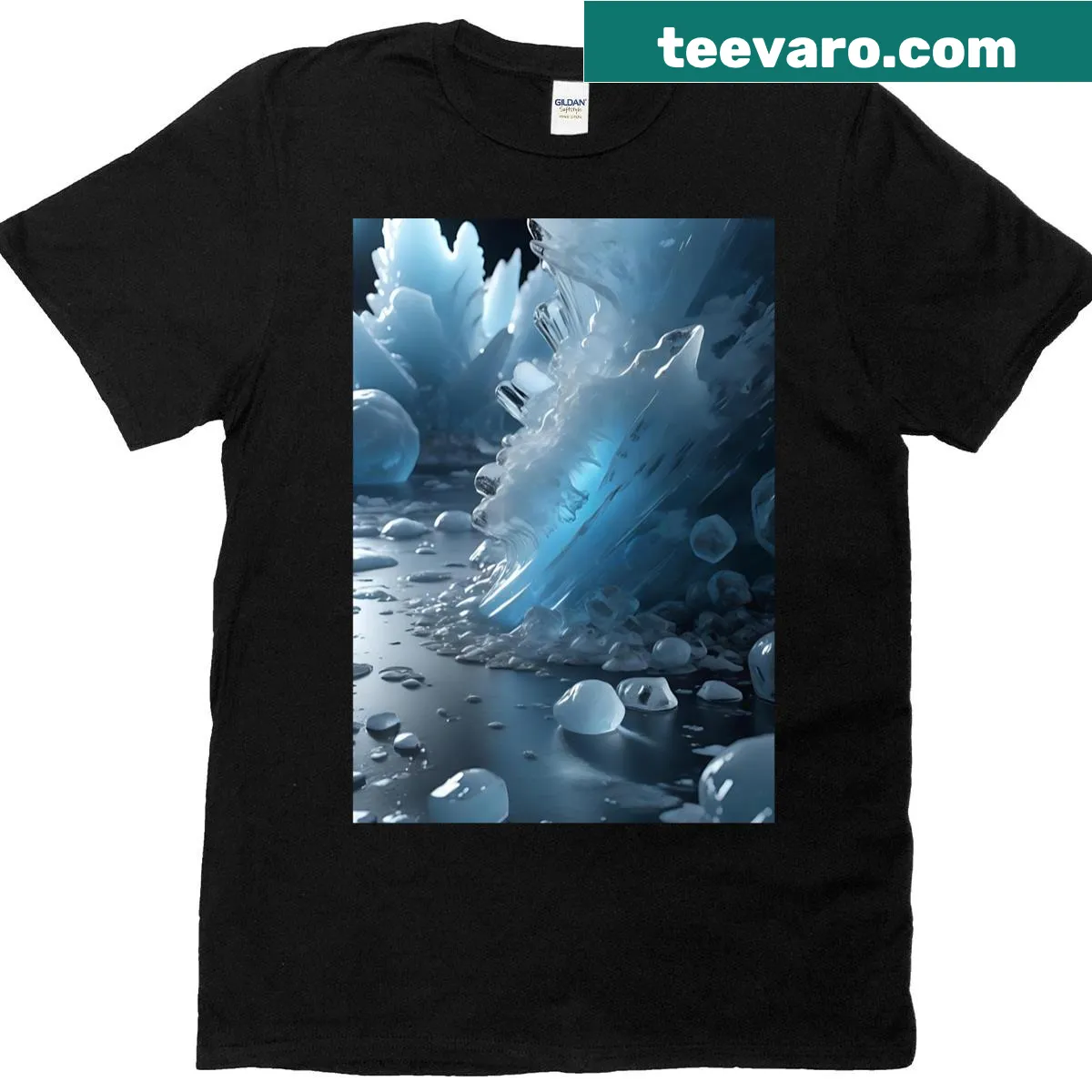 Illustration of space on a premium T-shirt — on a men's t-shirt