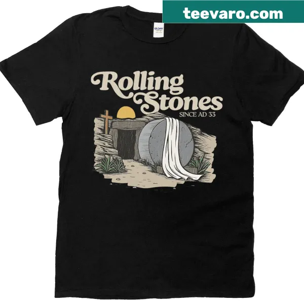 Retro Christian Easter t-shirt featuring resurrection message