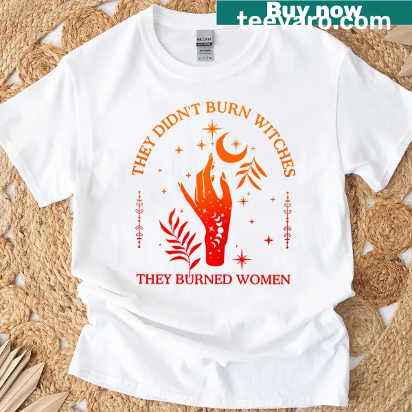 Feminist T-shirt with a quote about women's empowerment on both sides