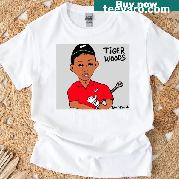 Tribute t-shirt for Tiger Woods featuring his birth date, December 30, 1975