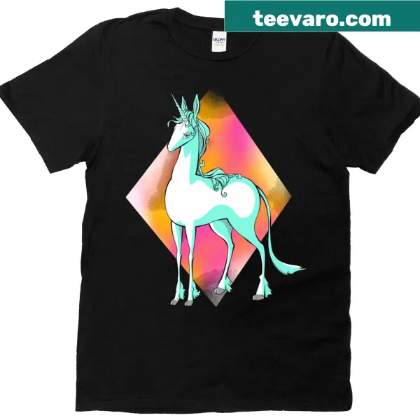 Playful unicorn graphic T-shirt for everyday wear