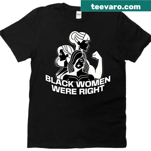 Empowerment silhouette art T-shirt for women
