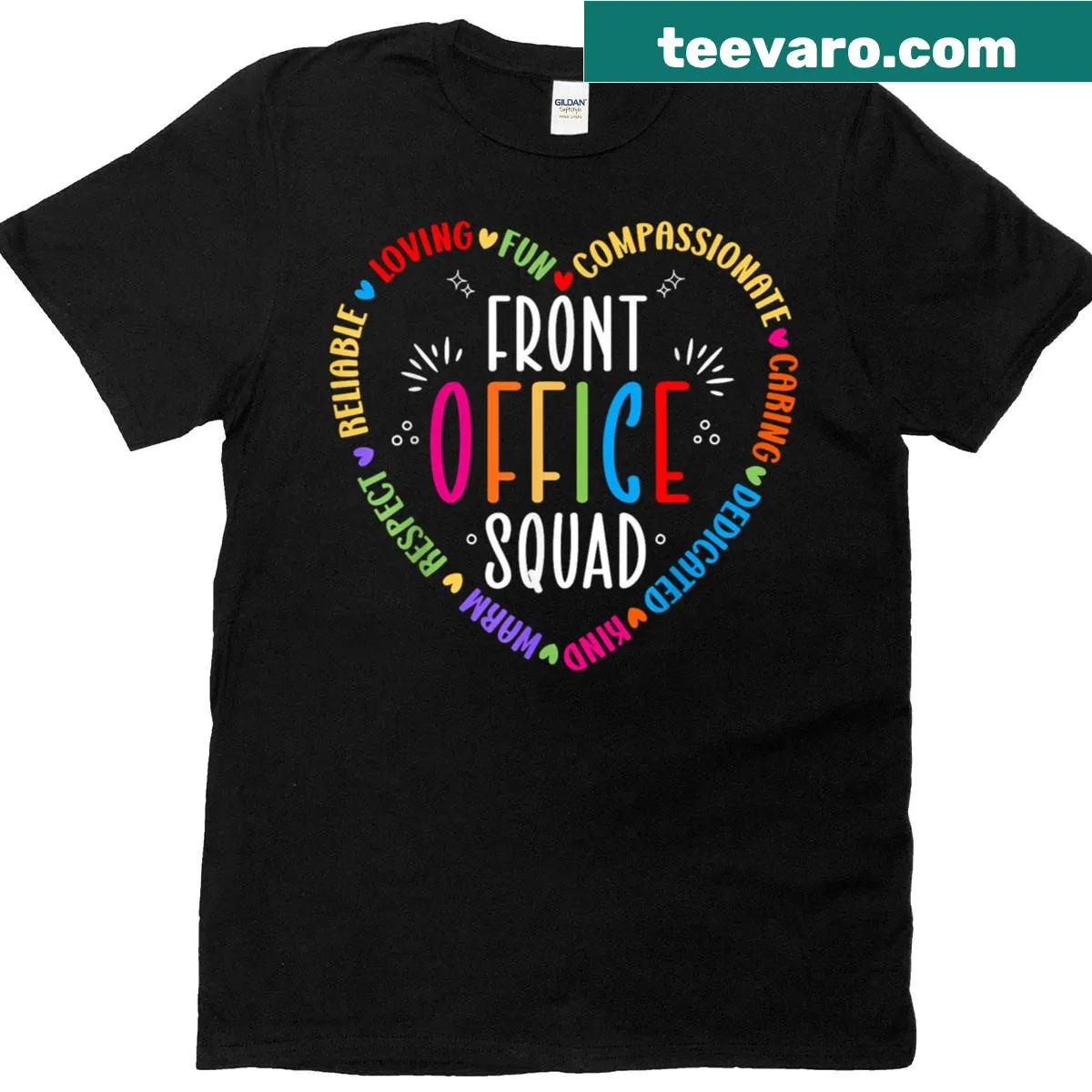 Appreciation graphic for school secretaries on a t-shirt — on a men's t-shirt