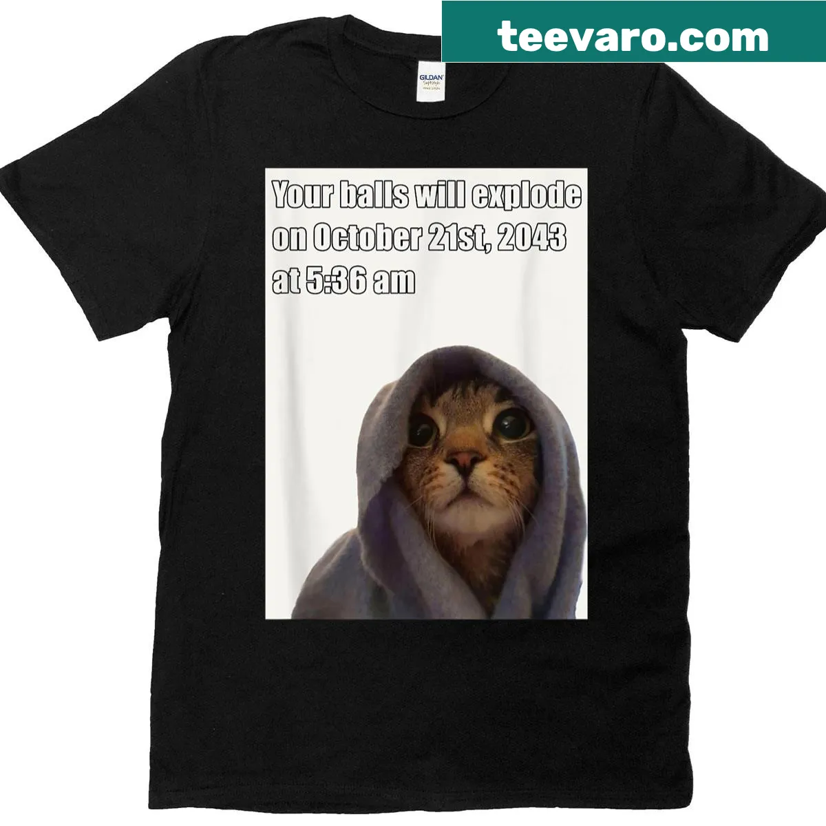 Humorous equality-themed T-shirt with bold text — on a men's t-shirt