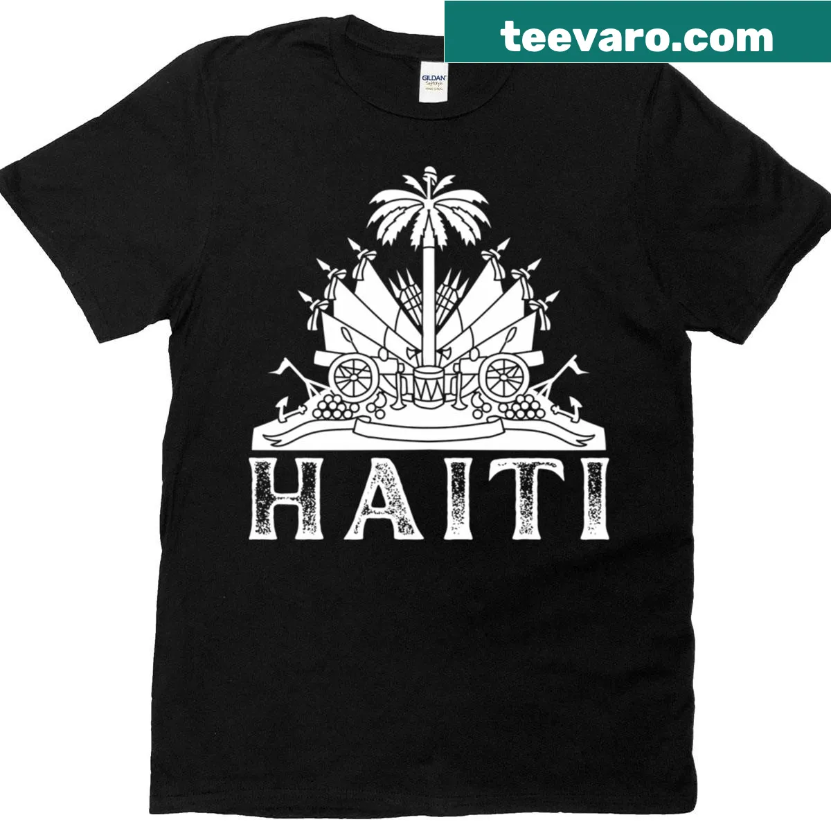 T-shirt commemorating Haiti's independence in 1804 — on a men's t-shirt