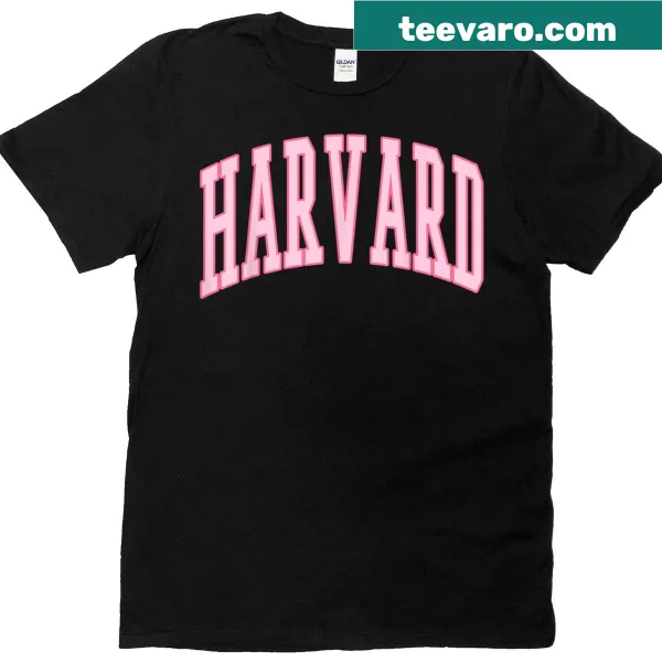Vintage Harvard preppy varsity graphic on T-shirt