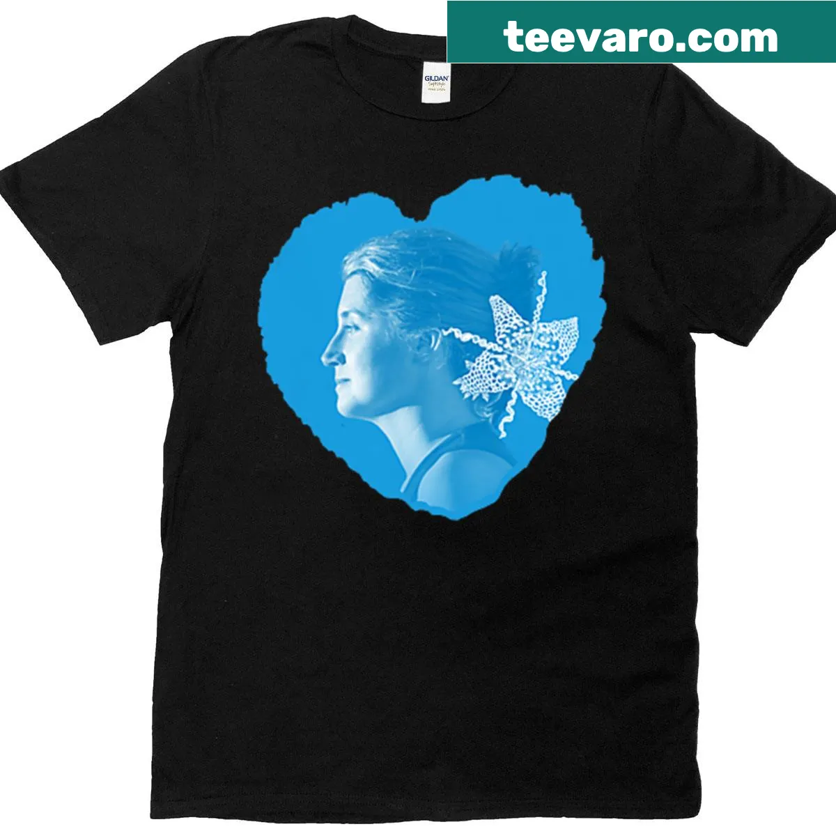 T-shirt illustrating themes of love and transformation — on a men's t-shirt