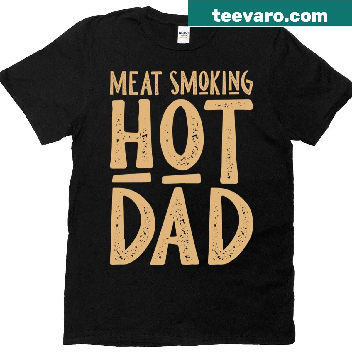 Playful T-shirt for dads with humorous grilling phrase — on a men's t-shirt