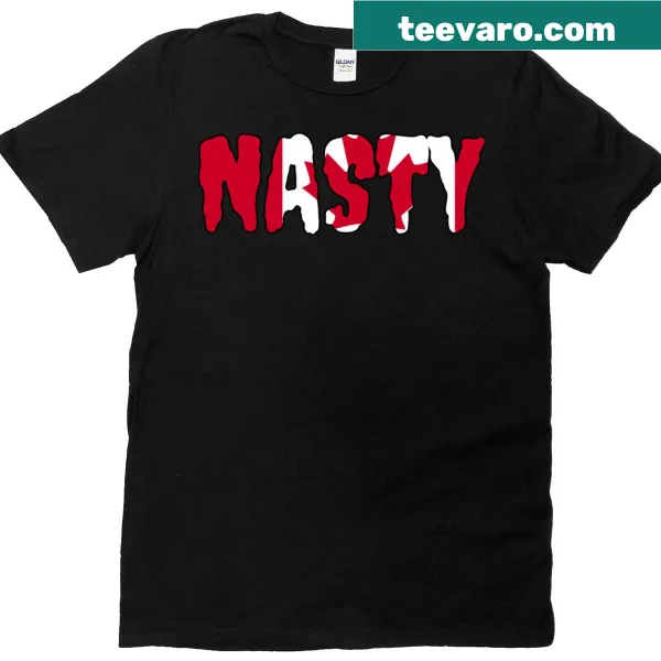 Nasty Canadians humorous t-shirt for casual wear