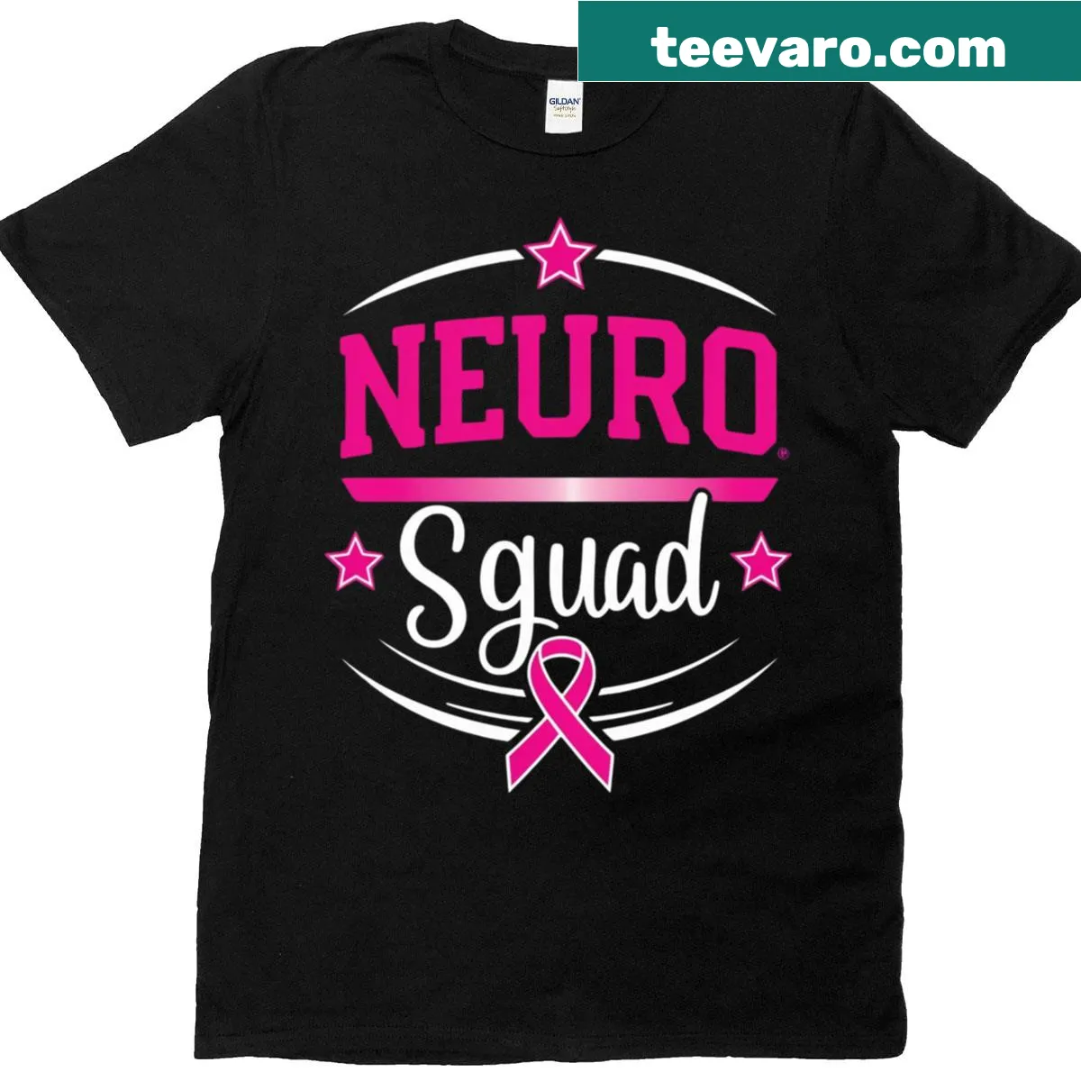 Neuro Squad t-shirt promoting mental strength and team unity — on a men's t-shirt