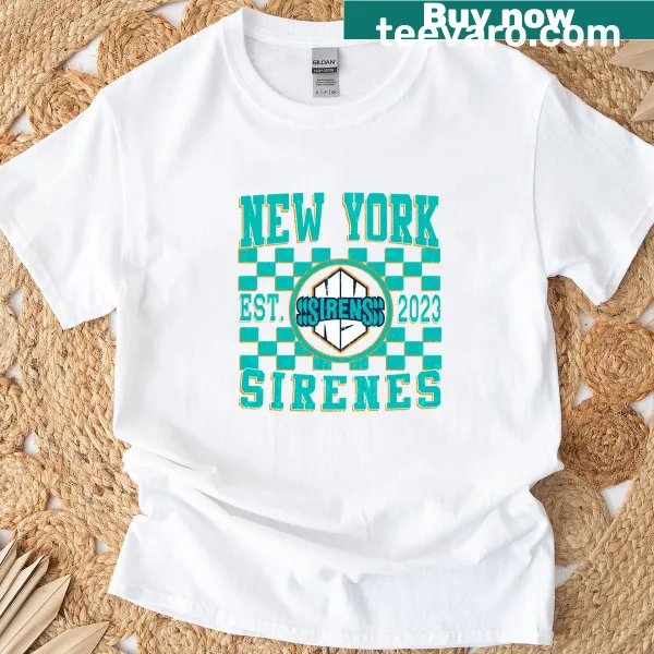 New York Sirens sports tee for women's ice hockey supporters