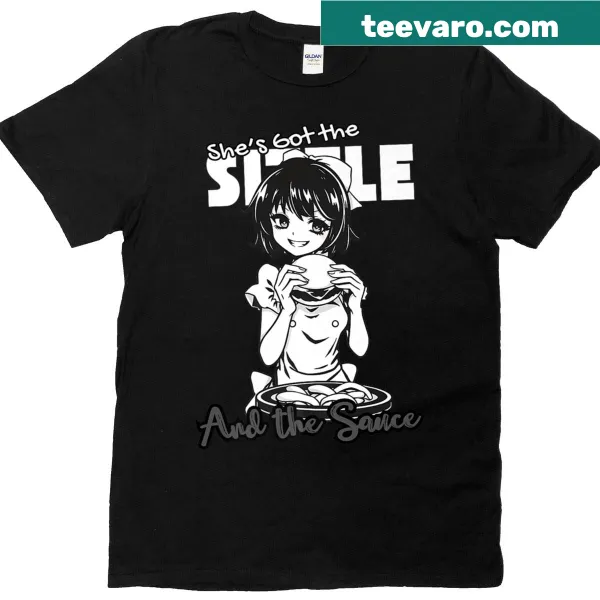 Cute anime babe design on a playful premium t-shirt.
