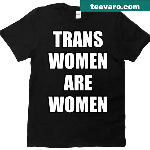 Oversized t-shirt with a message supporting transgender rights.