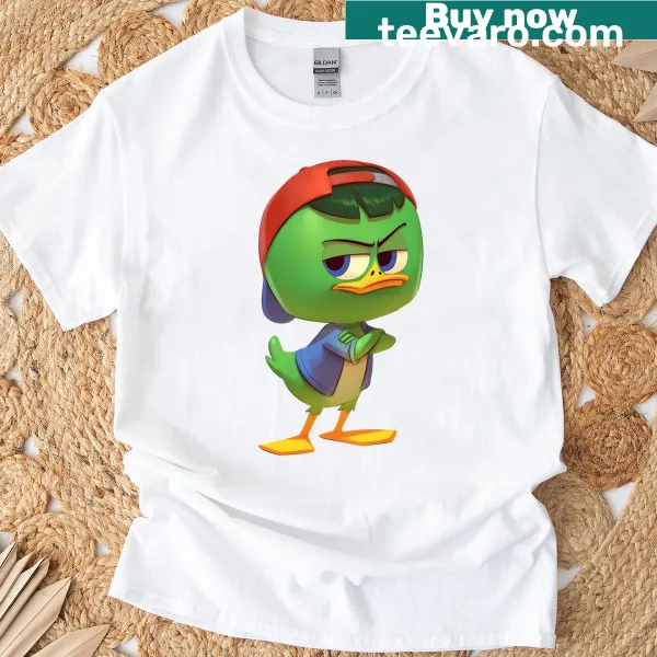 Anime-themed design graphic on T-shirt