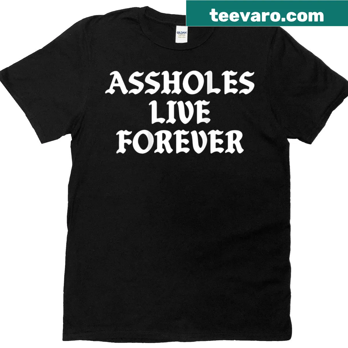 Vintage tee with a funny saying on the back about life. — on a men's t-shirt