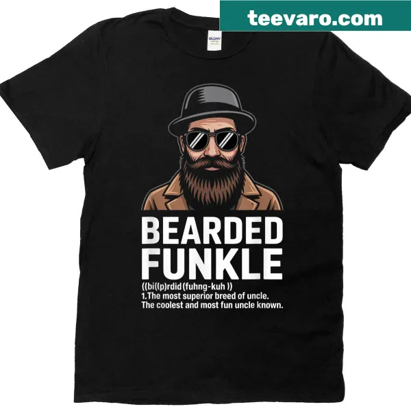 Funny definition t-shirt for uncles featuring a whimsical funkle graphic