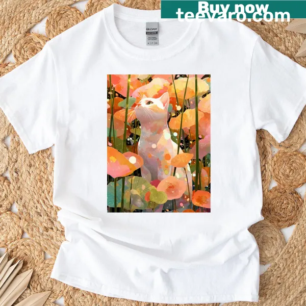 Illustration of blooming flowers in brushstroke style for nature lovers