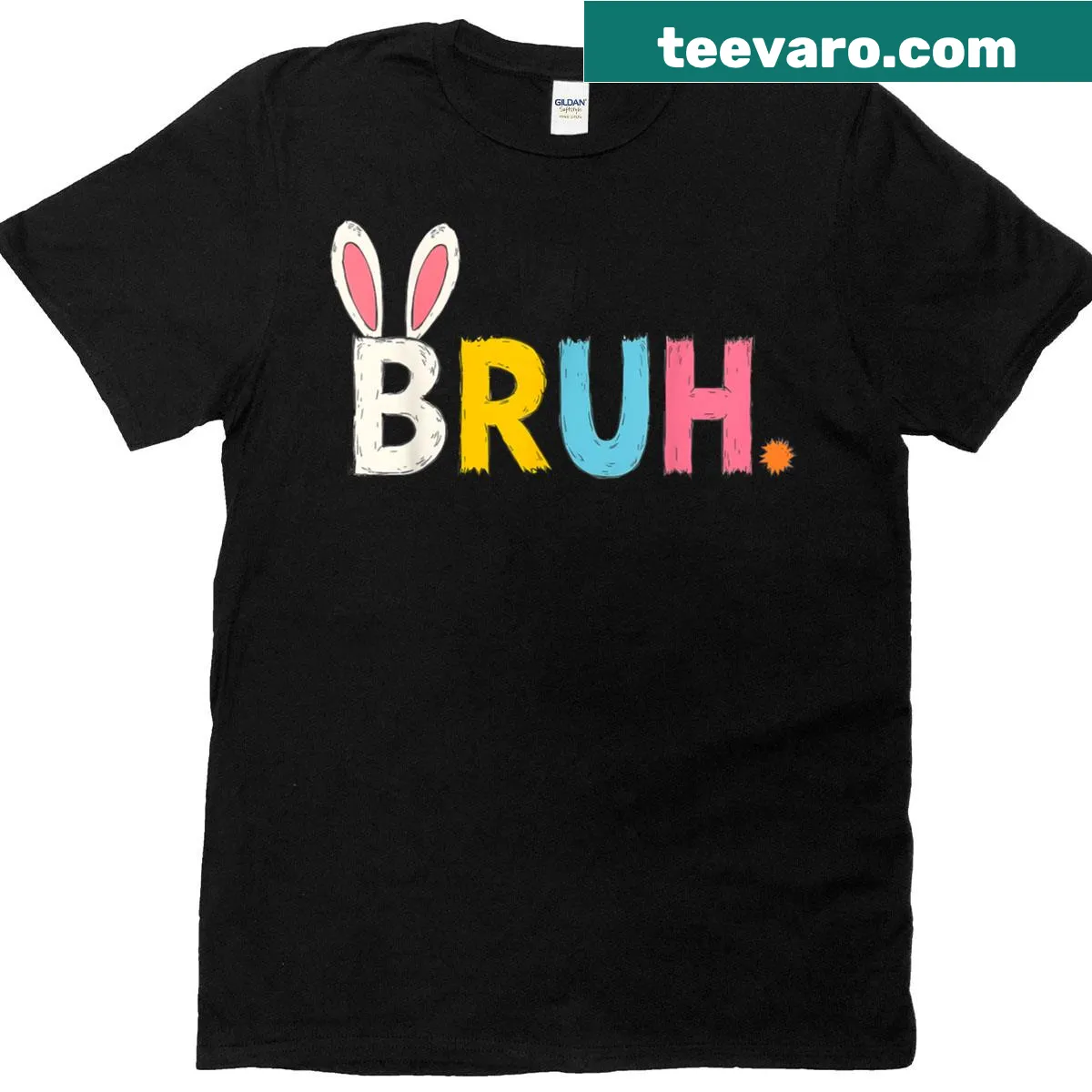 T-shirt featuring bold typography for Bro Teens — on a men's t-shirt