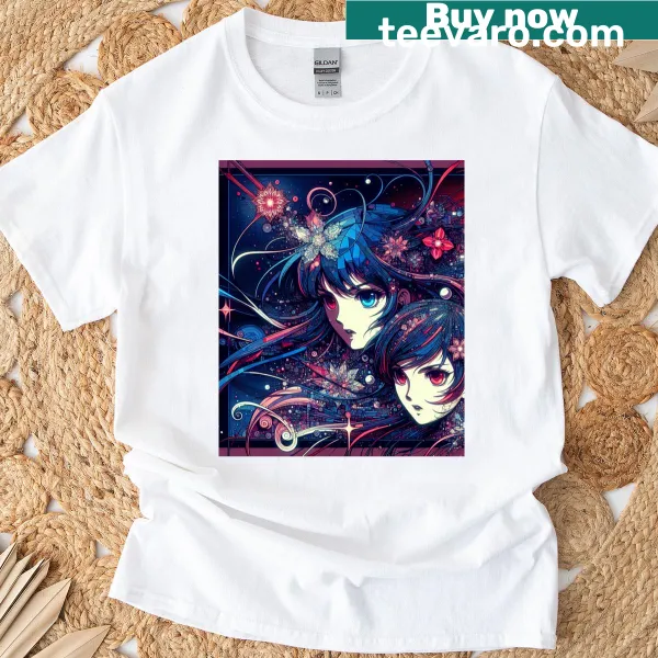 Cosmic Dreamscape graphic long t-shirt