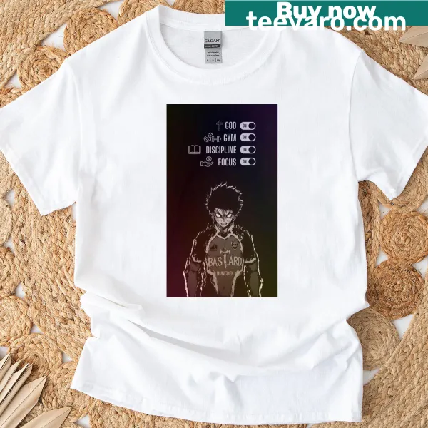 Long T-shirt with the phrase 'Discipline Mode Activated' in bold text