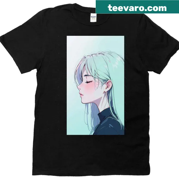 Oversized T-shirt with a calming ethereal slumber design.