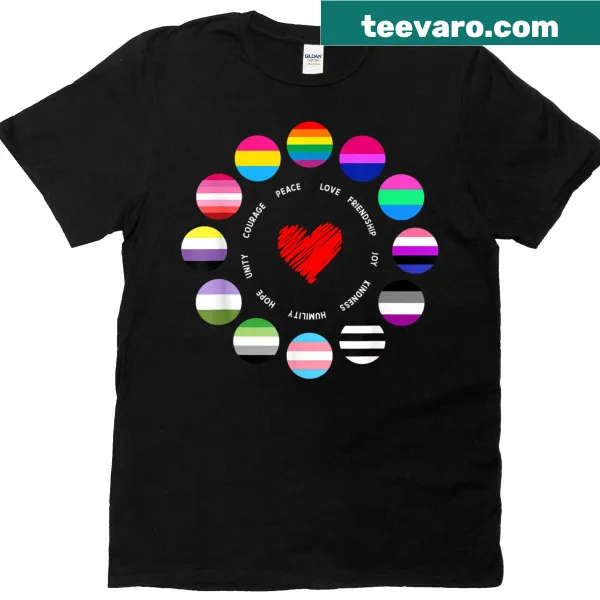 Gay Pride LGBTQ Rainbow t-shirt with bold graphic