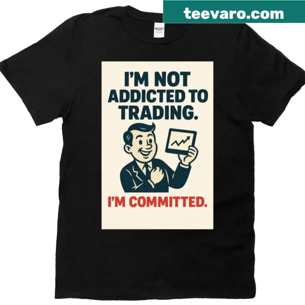 Funny oversized t-shirt for crypto and stock traders