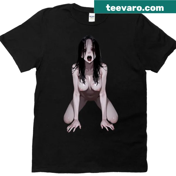 Anime-style t-shirt featuring naked zombie women