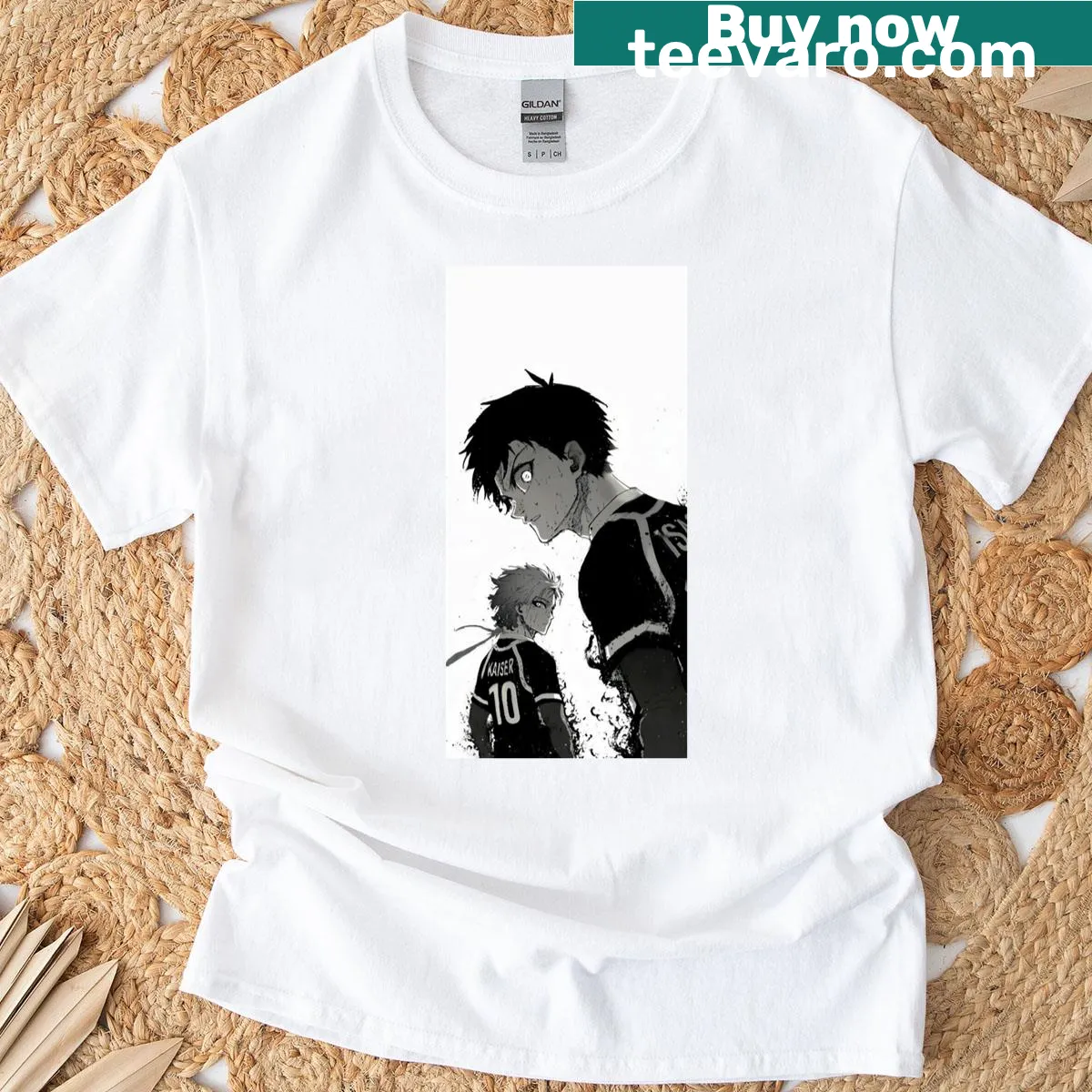 Fantasy character graphic on a premium T-shirt — on a men's t-shirt