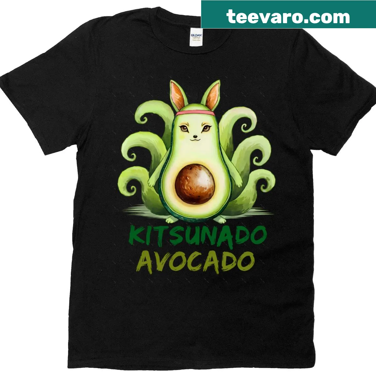 Oversized T-shirt featuring an avocado and a humorous Italian food graphic — on a men's t-shirt