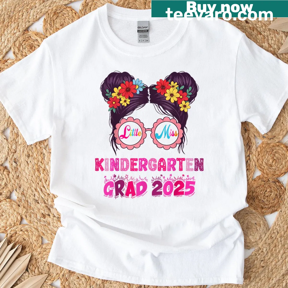 T-shirt celebrating kindergarten graduation for kids in 2025 — on a men's t-shirt