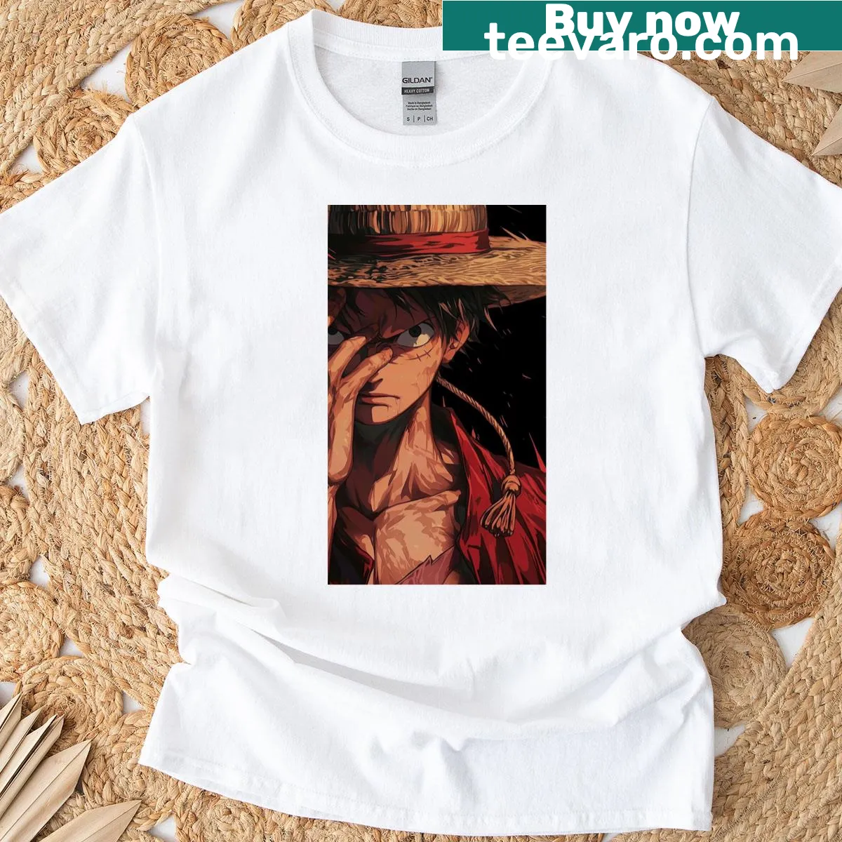 T-shirt featuring the creation of Adam scene with a cat twist — on a men's t-shirt