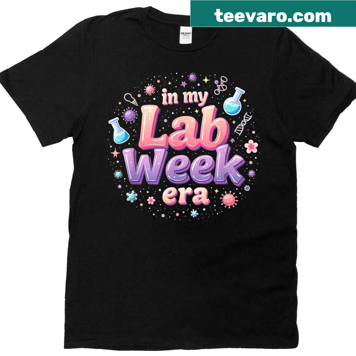 In My Lab Era Teacher Student t-shirt for medical educators — on a men's t-shirt