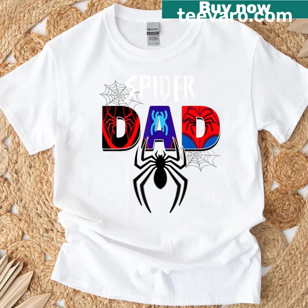 Spider Dad themed T-shirt for Father’s Day and family events