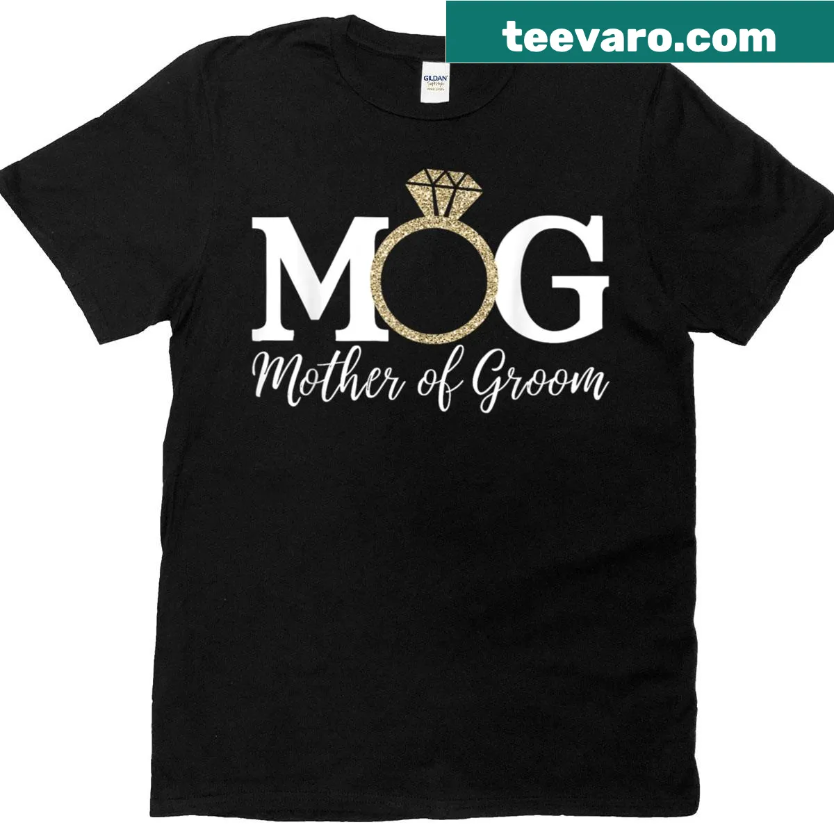 Funny wedding T-shirt for the mother of the groom with playful text. — on a men's t-shirt