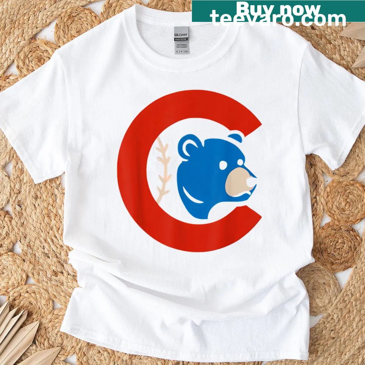 Vintage distressed T-shirt celebrating cubs and wildlife love. — on a men's t-shirt
